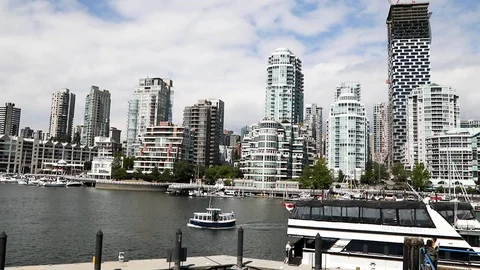 Vancouver Skyscrapers Stock Footage 94931762