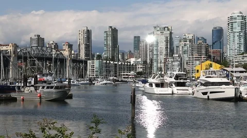 Vancouver Skyscrapers Stock Footage 94934460