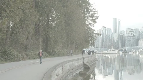 Vancouver Stanley Park Stock Footage 125847739
