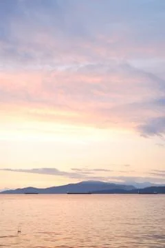 Vancouver Sunset Stock Photos