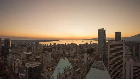Vancouver Sunset Time lapse 動画素材 146717215