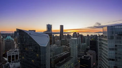 Vancouver Sunset Time lapse 動画素材 146717246