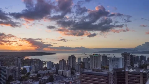Vancouver Sunset Time lapse 動画素材 146717473