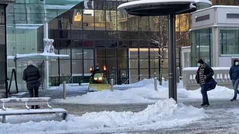 Vancouver Winter Scenes Downtown Stock Footage 167751704