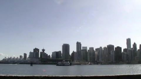 VancouverSkyline Stock Footage 662028