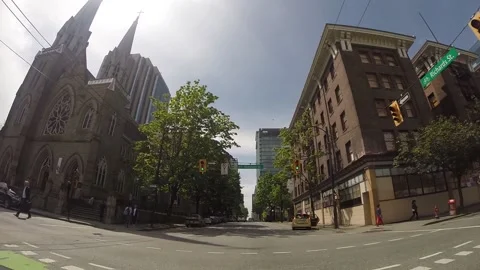 Vancover from the car Stock Footage 155898532