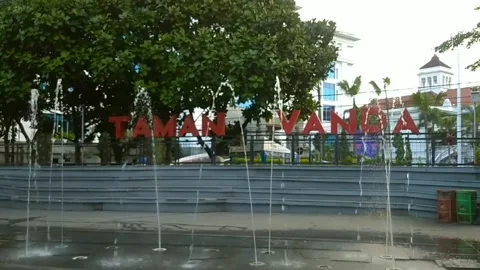 Vanda park, another side of the beauty of the city of Bandung 動画素材 201865894