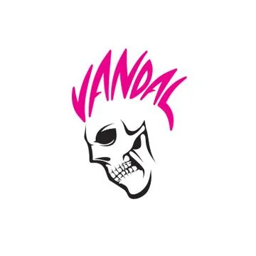 Vandal Skull Ilustración de archivo