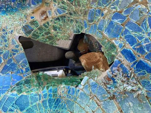 Vandalised Car Stock Photos