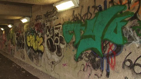 Vandalism Stock Footage 30571277