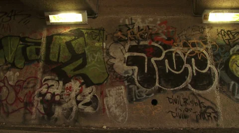 Vandalism Stock Footage 30571387