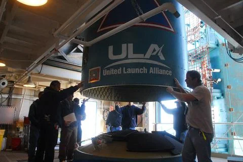 VANDENBERG AIR FORCE BASE, Calif. - At Space Launch Complex 2 at Vandenber... Stock Photos