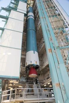 VANDENBERG AIR FORCE BASE, Calif. The United Launch Alliance Delta II rock... Stock Photos