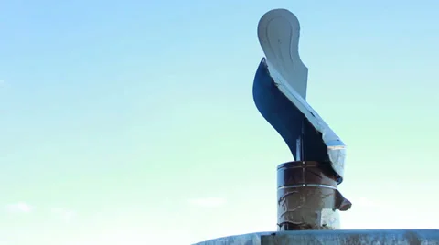 Vane Chimney 1 Stock Footage 32906724