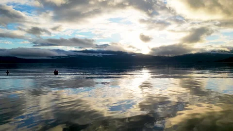 Vangsvatnet Lake 스톡 동영상 245441534