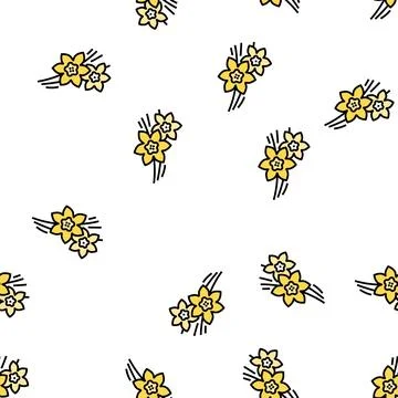 Vanilla aromatherapy color icon vector isolated illustration Stock Illustration