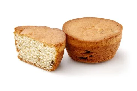 Vanilla cake Stock Photos