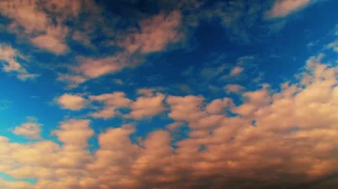 Vanilla clouds time lapse t3249 Video stock 11213448