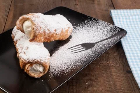 Vanilla Corn On Plate Stock Photos