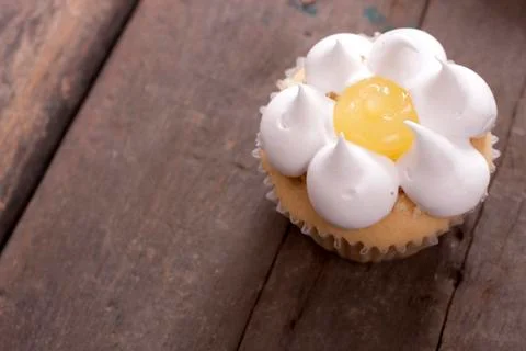 Vanilla cupcakes Stock Photos
