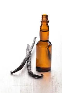 Vanilla extract Stock Photos