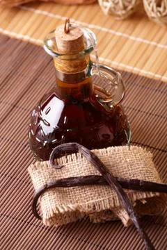 Vanilla extract Stock Photos