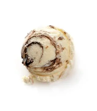 Vanilla ice cream Stock Photos