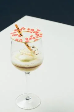 Vanilla ice cream Foto stock