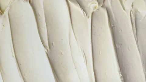 Vanilla ice cream rotation background Stock Footage 143293907