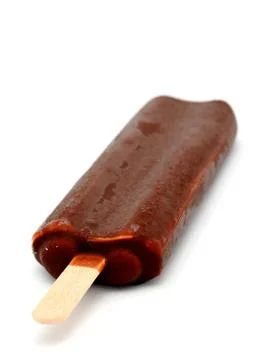 Vanilla ice lolly 스톡 사진