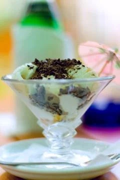 Vanilla icecream Stock Photos