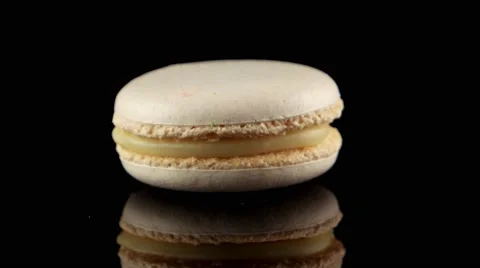 Vanilla macaron Stock Footage 58661440