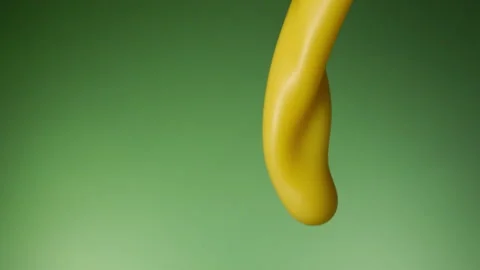 Vanilla milkshake pouring over flat background Stock Footage 149063021