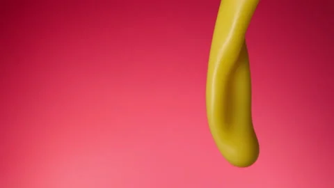 Vanilla milkshake pouring over flat background Stock Footage 149063112