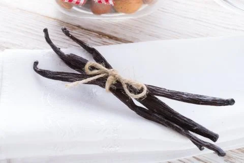 Vanilla pod Stock Photos