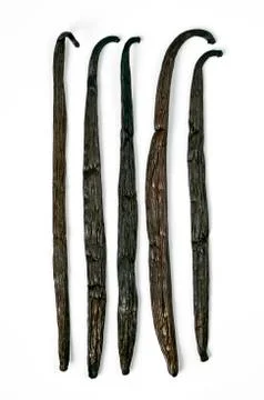Vanilla pods Stock Photos