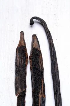Vanilla pods Stock Photos