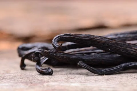 Vanilla pods Stock Photos