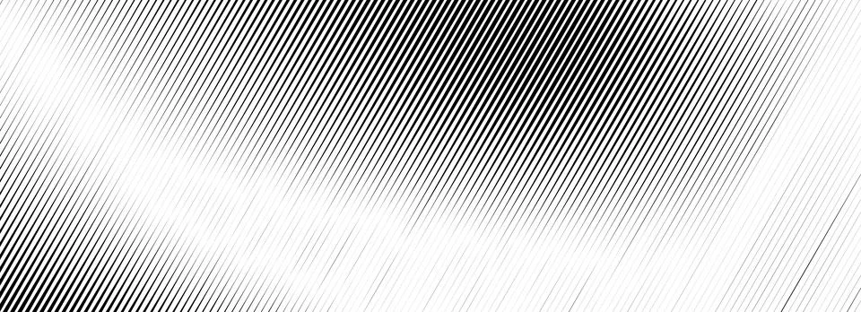 Vanishing linear gradient texture. Black diagonal stripe gradation background Stock Illustration