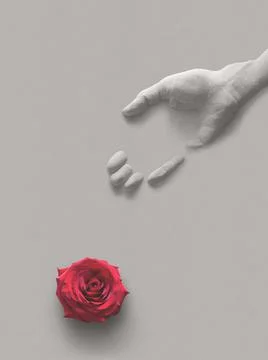 The vanishing of short human life Stock Photos