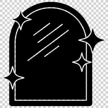 Vanity mirror Stock Illustration