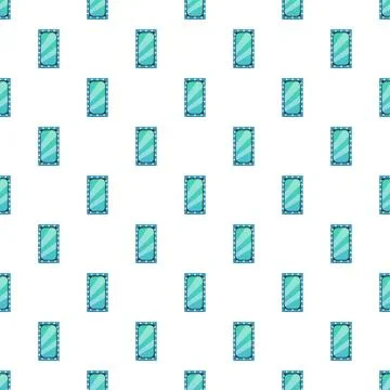 Vanity mirror pattern for beauty and dressing room 스톡 일러스트