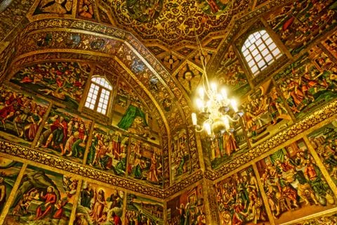Vank Cathedral interior Foto stock