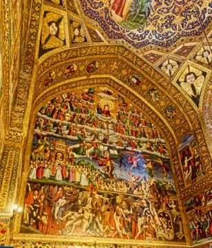 Vank Cathedral interior Stock Photos