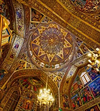 Vank Cathedral interior Foto stock