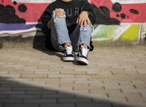 Vans old skool Stock Photos