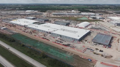 The Vantage Data Center, a massive $15-billion artificial intelligence campus Stock Footage 346806923