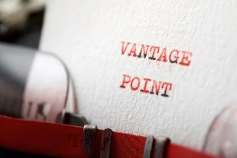 Vantage point concept Stock Photos