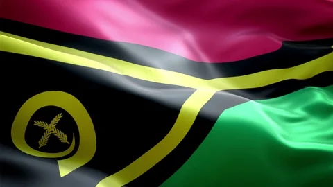 Vanuatu Flag Stock Footage 116407301