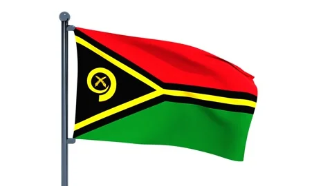 Vanuatu Flag Stock Footage 150543382